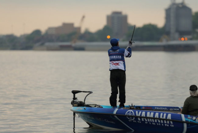 See more action from Day 1 of the Academy Sports + Outdoors Bassmaster Elite at Wheeler Lake. Photo: Seigo Saito